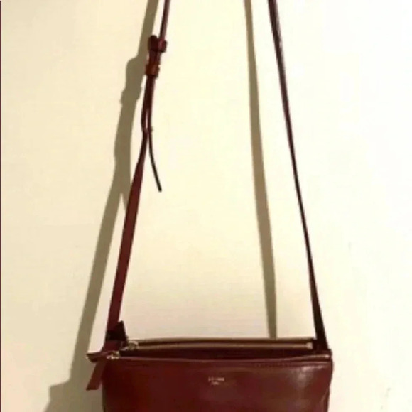 Celine trio calfskin leather crossbody handbag - Picture 6 of 15